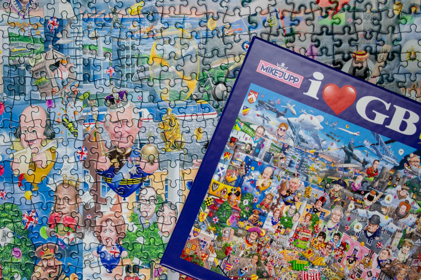 Mike Jupp I Love GB Too! 1000 Piece Jigsaw Puzzle