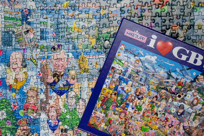 Mike Jupp I Love GB Too! 1000 Piece Jigsaw Puzzle