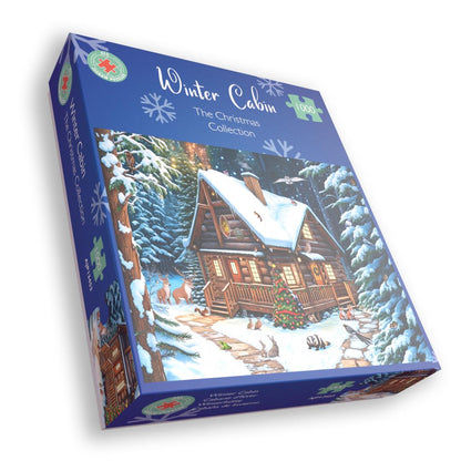 Winter Cabin 1000 Piece Jigsaw Puzzle