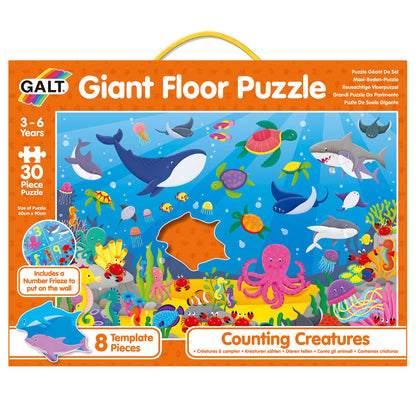 Counting Creatures 30 Piece Giant Floor Puzzle