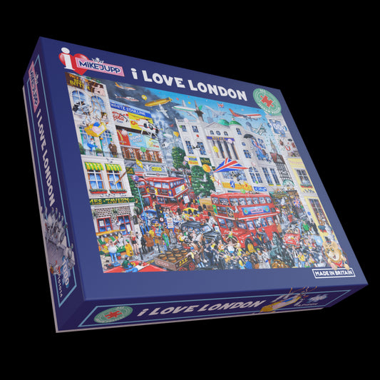 Mike Jupp I Love London 1000 Piece Jigsaw Puzzle