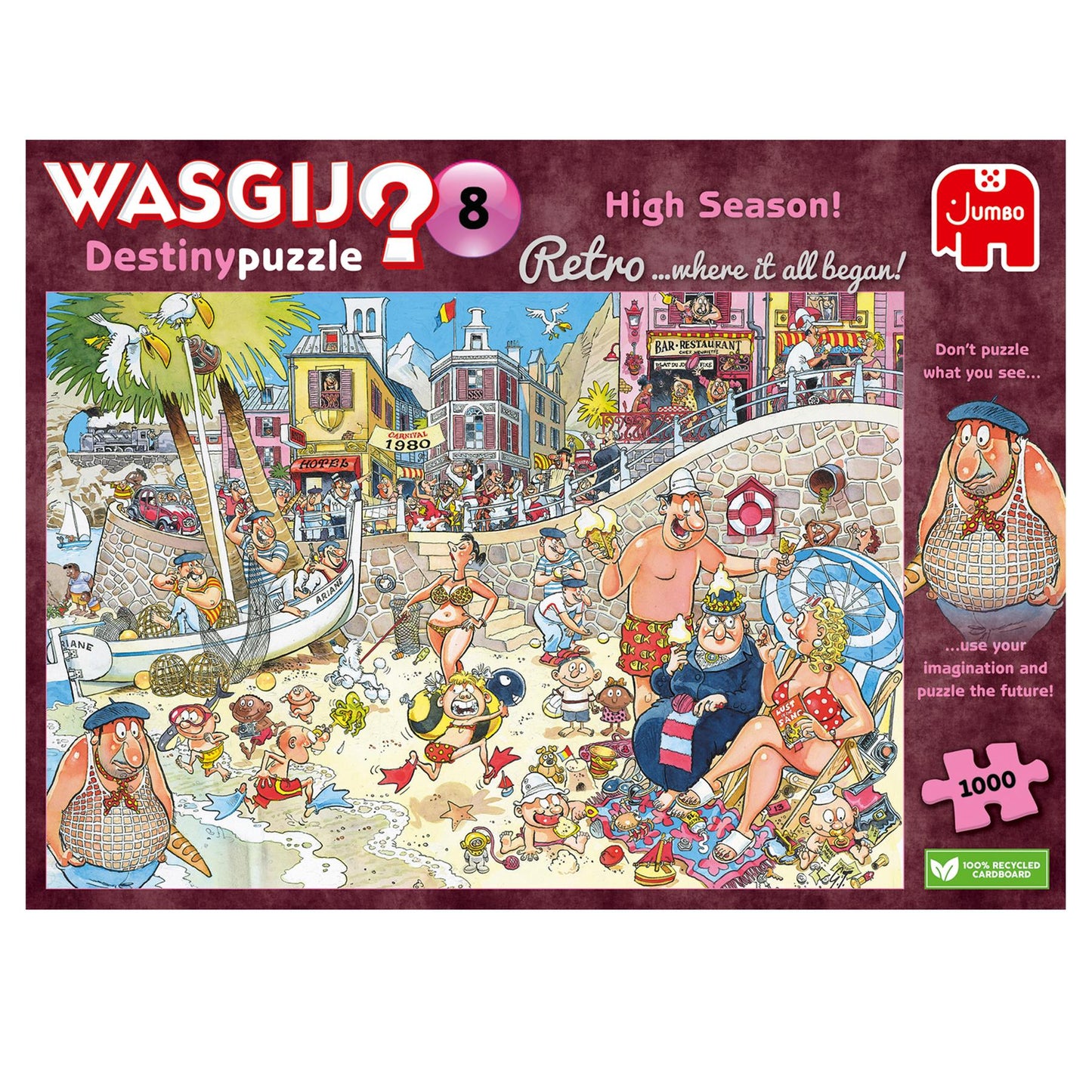 Wasgij Retro Destiny 8 High Season!  1000 Piece Jigsaw Puzzle