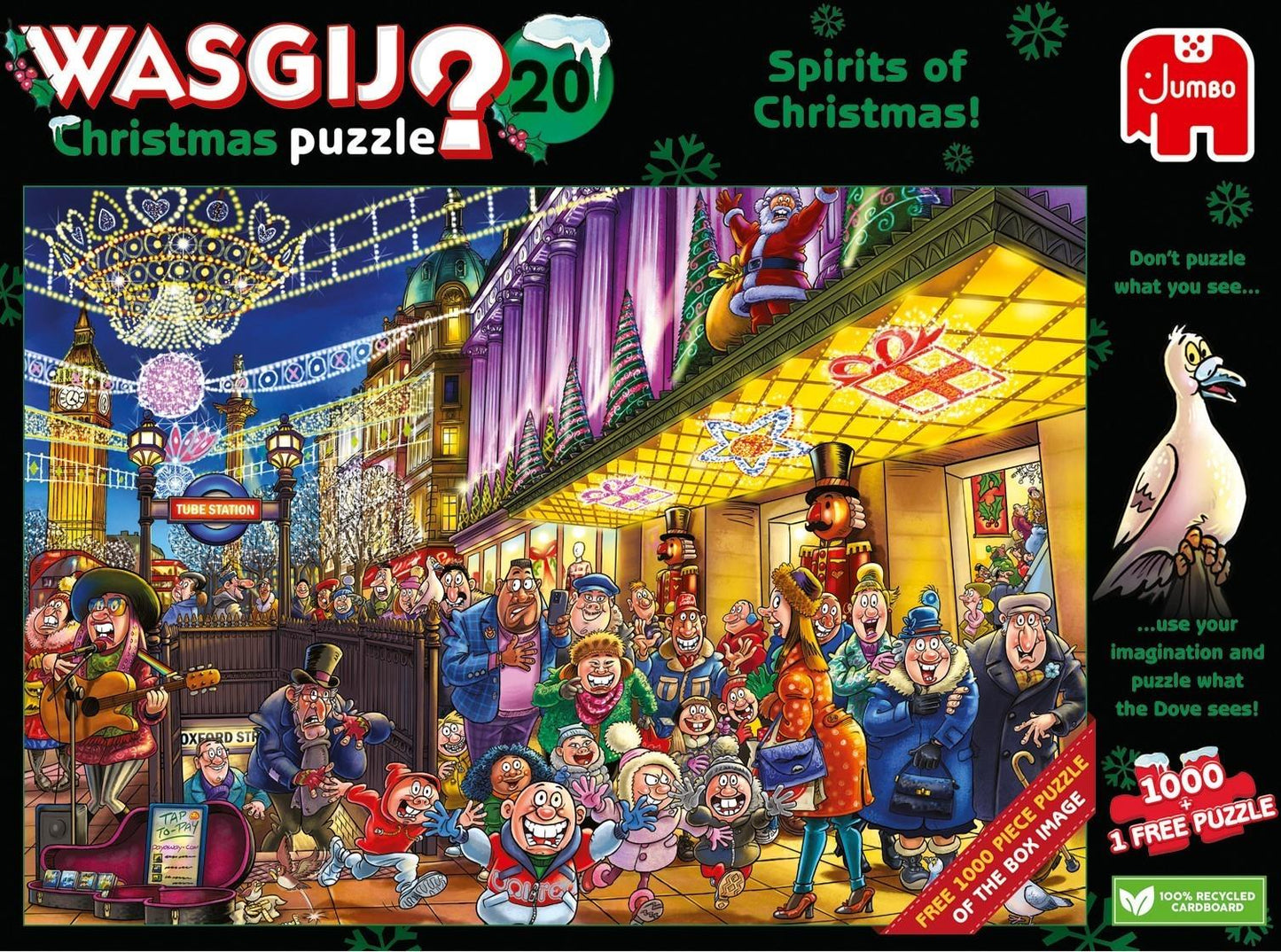 Wasgij Christmas 20 Spirit of Christmas 1000 Piece Jigsaw Puzzle