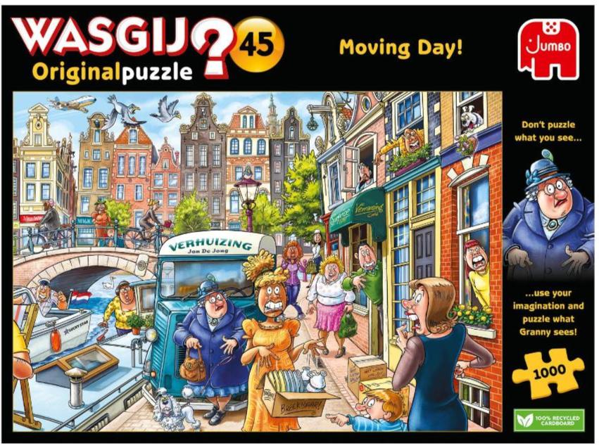 Wasgij Original 45 Moving Day 1000 Piece Jigsaw Puzzle