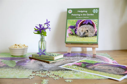 Hedgehog Pottering In The Garden 1000 Piece Jigsaw