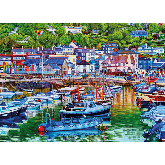 Lyme Regis Harbour 1000 Piece Jigsaw Puzzle