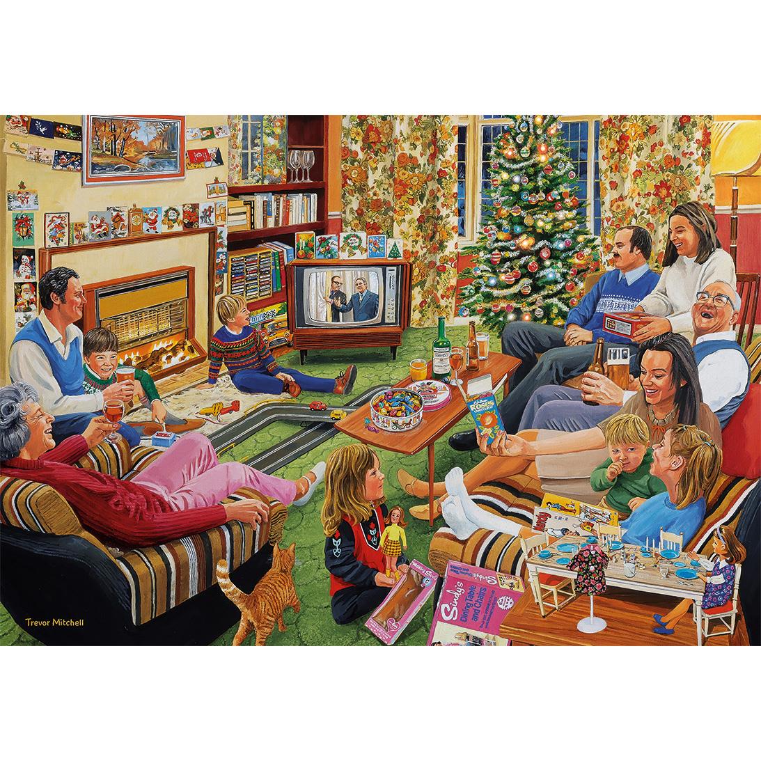 A Christmas To Remember 4 x 500 Piece Jigsaw Puzzle