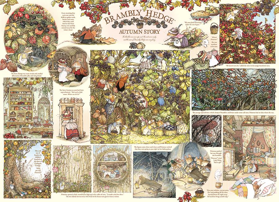 Brambly Hedge Autumn Story 1000 Piece Jigsaw Puzzle – All Jigsaw Puzzles