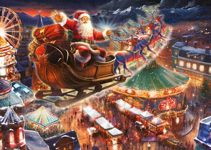 Falcon de luxe  Christmas Wonderland 2 x 1000 Piece Jigsaw Puzzles