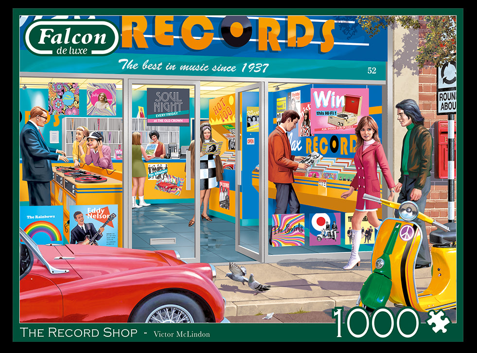 Falcon de luxe  The Record Shop 1000 Piece Jigsaw Puzzle