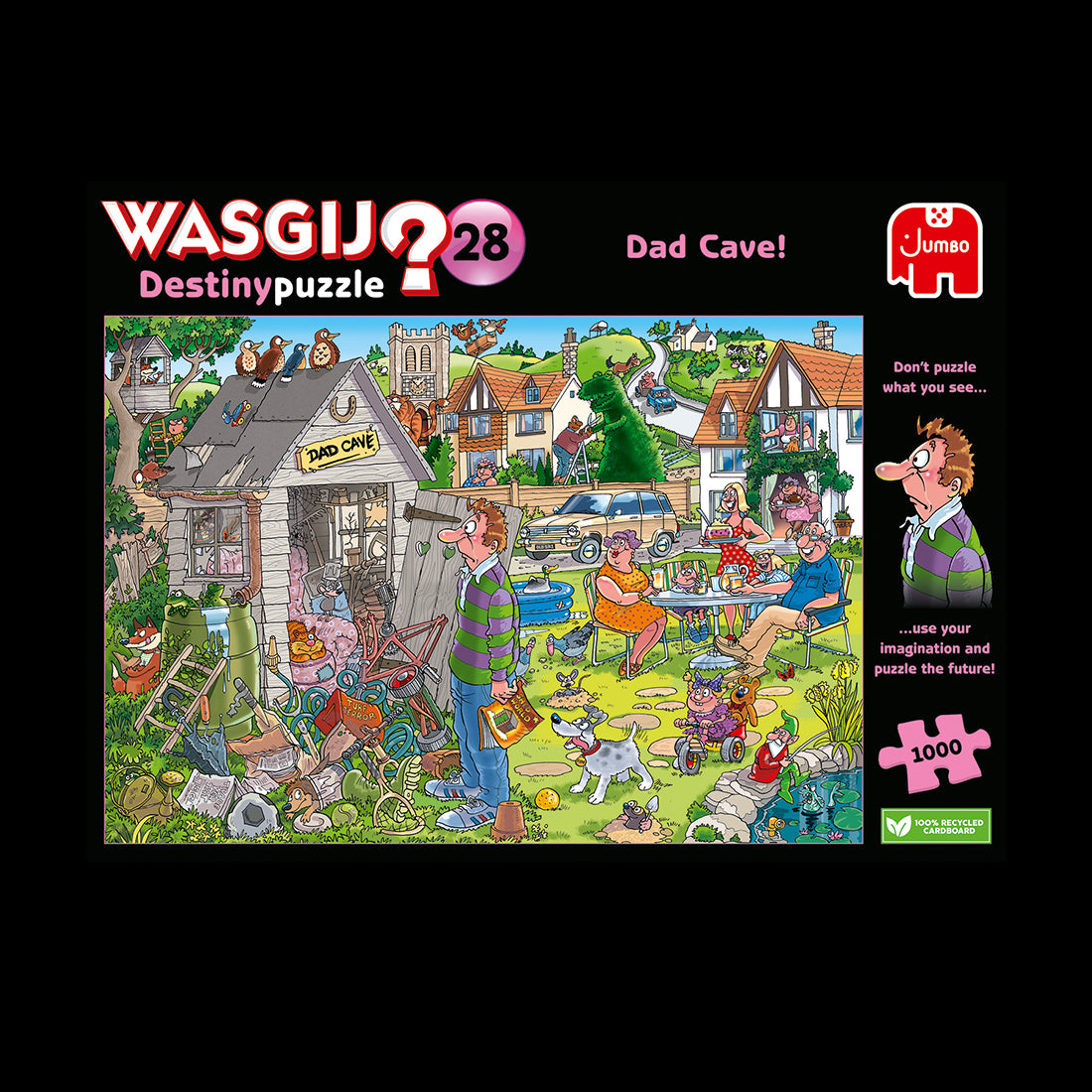 Wasgij Destiny 28 Dad Cave 1000 Piece Jigsaw Puzzle