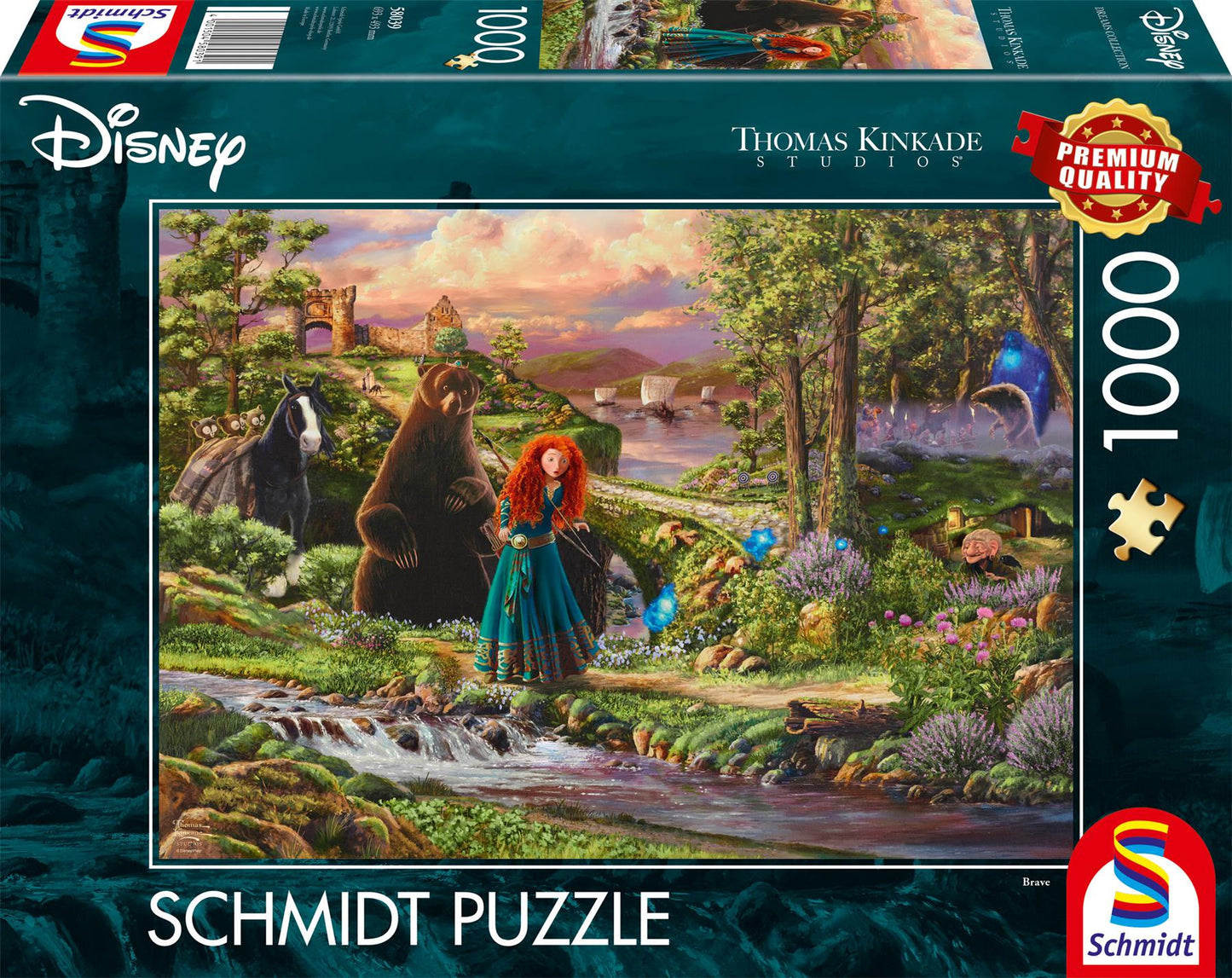 Thomas Kinkade: Disney Brave 1000 Piece Jigsaw Puzzle