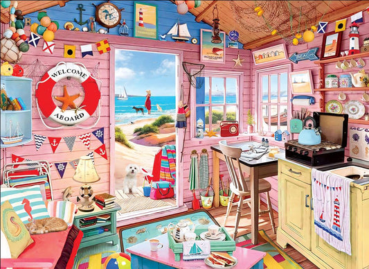 Beach Cottage by Artbeat Studio 1000 Piece Jigsaw Puzzle