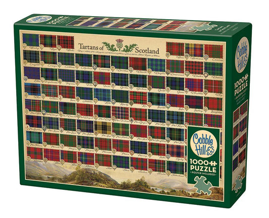 Tartans of Scotland 1000 Piece Jigsaw