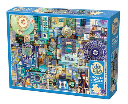 Blue 1000 Piece Jigsaw Puzzle