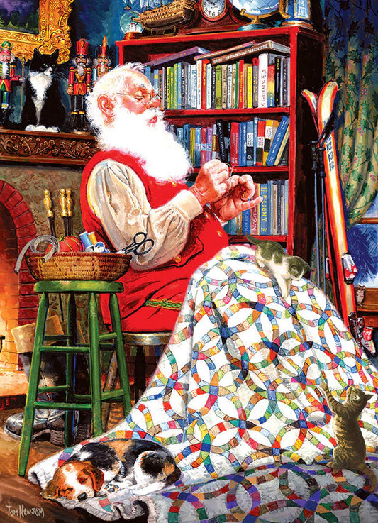 Santa's Quilt 1000 Piece Jigsaw Puzzle