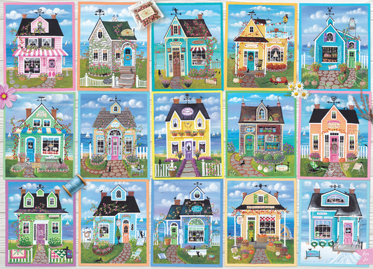 Seaside Shops 1000 Piece Jigsaw Puzzle