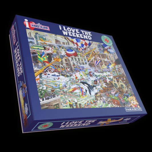 Mike Jupp I Love the Weekend 1000 Piece Jigsaw Puzzle