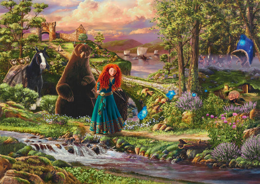 Thomas Kinkade: Disney Brave 1000 Piece Jigsaw Puzzle