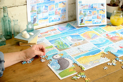 A Day at the Seaside 1000 Piece Jigsaw Puzzle