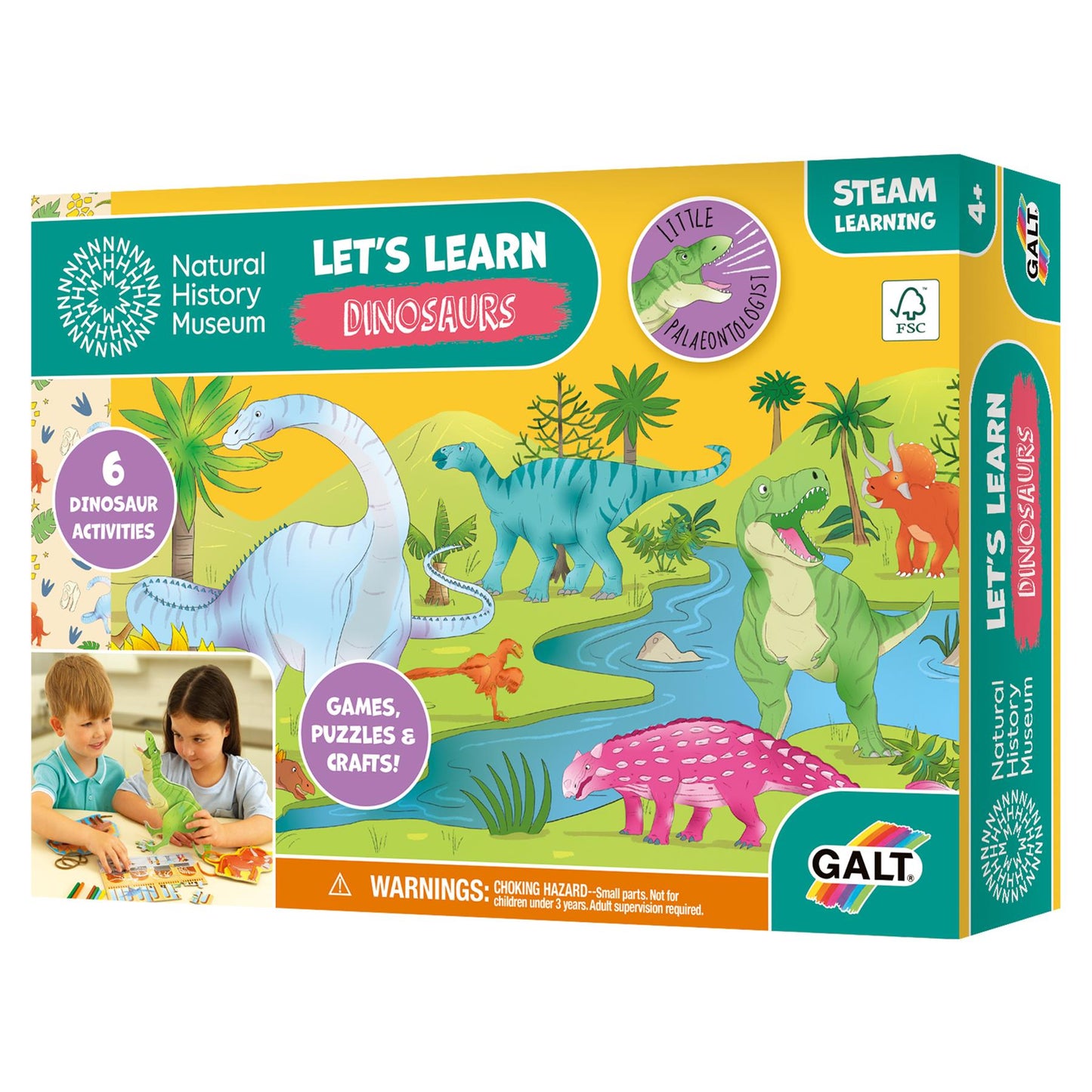 Natural History Museum Let's Learn Dinosaurs Activity Pack