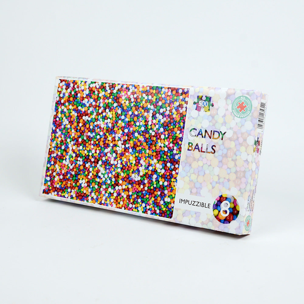 Candy Balls  - Impuzzible No.8 - 1000 or 500 Piece Jigsaw puzzle