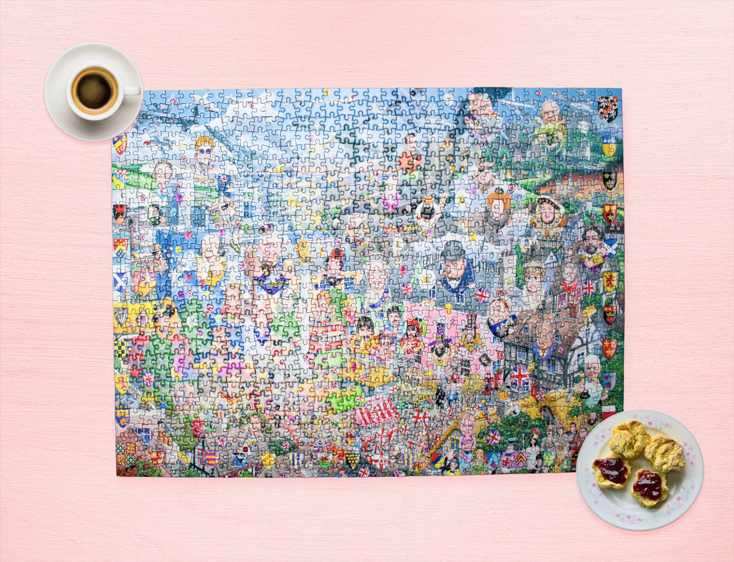 Mike Jupp I Love GB Too! 1000 Piece Jigsaw Puzzle