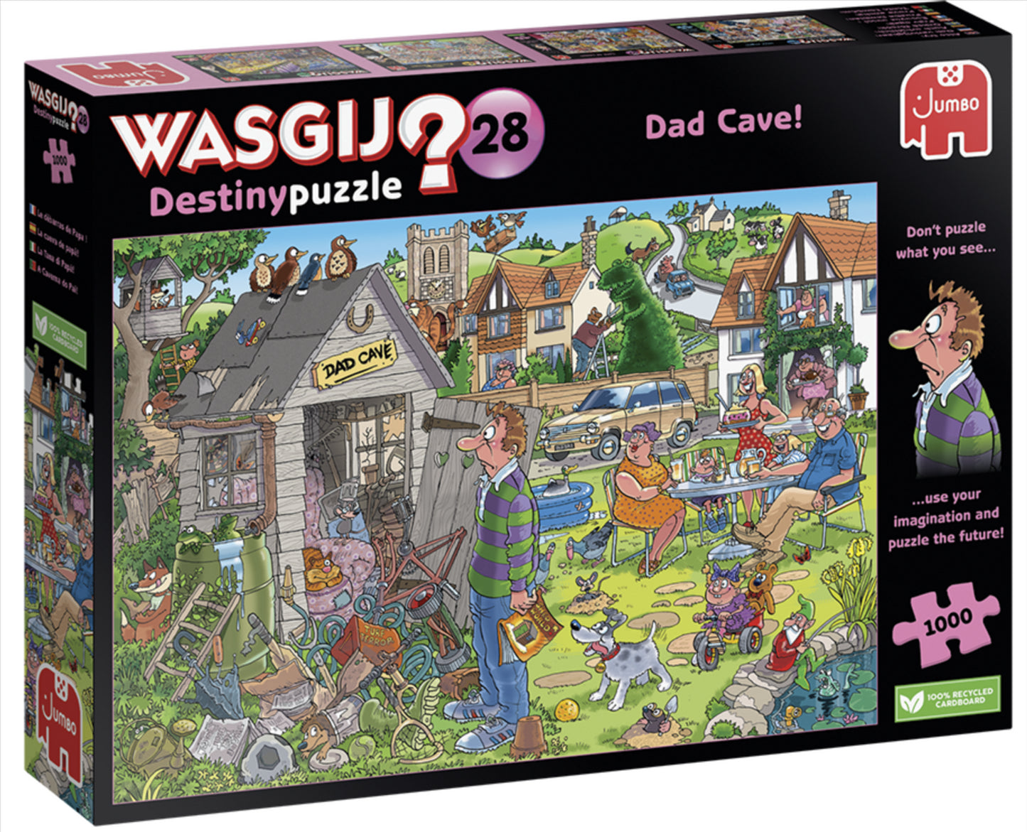 Wasgij Destiny 28 Dad Cave 1000 Piece Jigsaw Puzzle