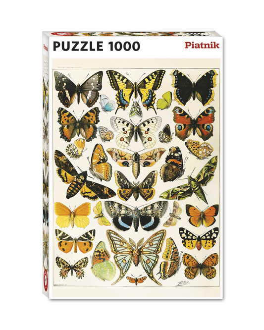 Butterflies & moths 1000 Piece Jigsaw Puzzle