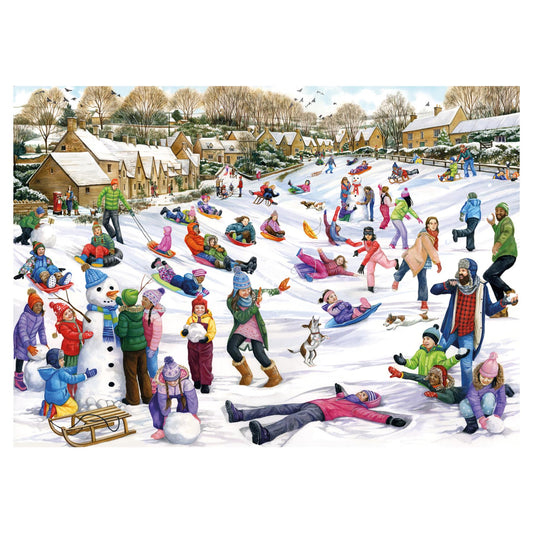 Falcon de luxe Snow Day 1000 Piece Jigsaw Puzzle