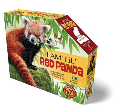 I Am Lil' Red Panda Puzzle - 100 Piece Jigsaw Puzzle