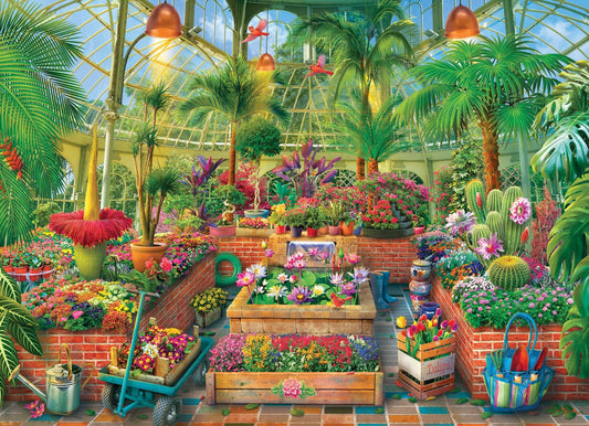 Greenhouse Garden 1000 Piece Jigsaw Puzzle