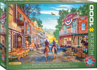 Wild West Country by D.Davison 1000 Piece Jigsaw Puzzle