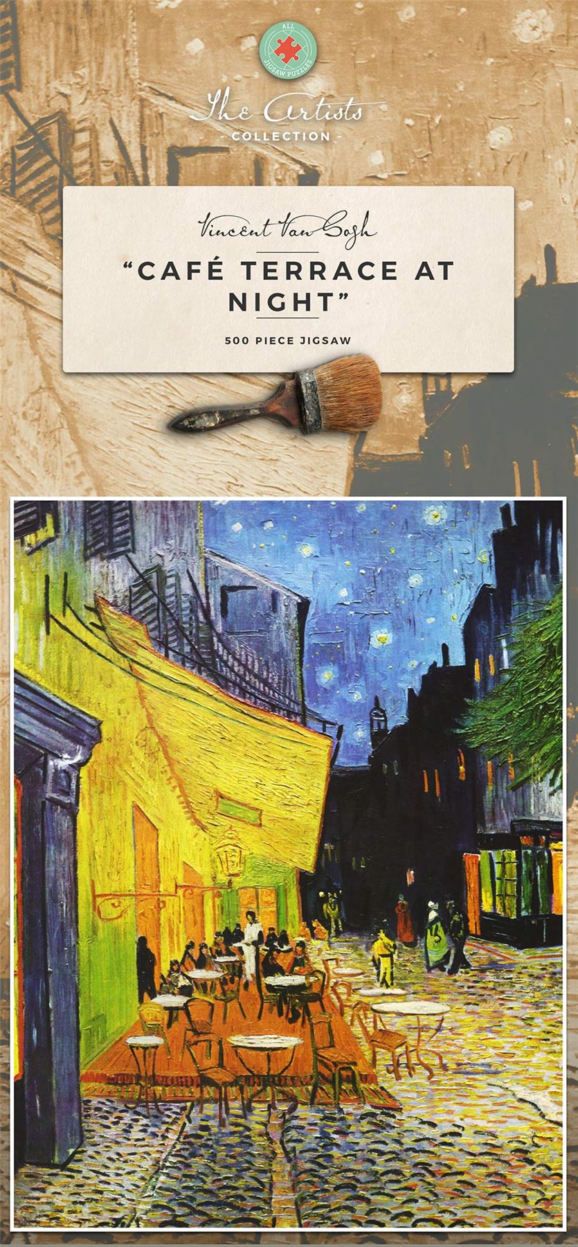 Cafe Terrace at Night by Van Gogh - 500 pc. jigsaw puzzle