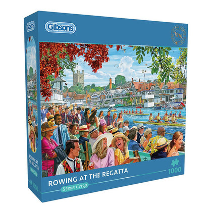 Rowing at Regatta  1000 Piece Jigsaw Puzzle