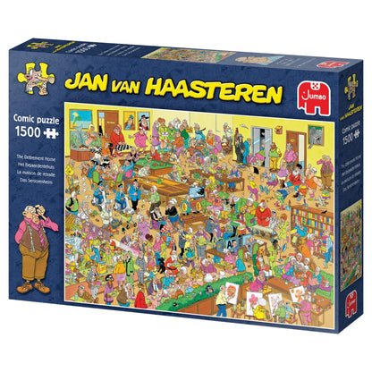 Jan Van Haasteren's The Retirement Home 1500 Piece Jigsaw Puzzle