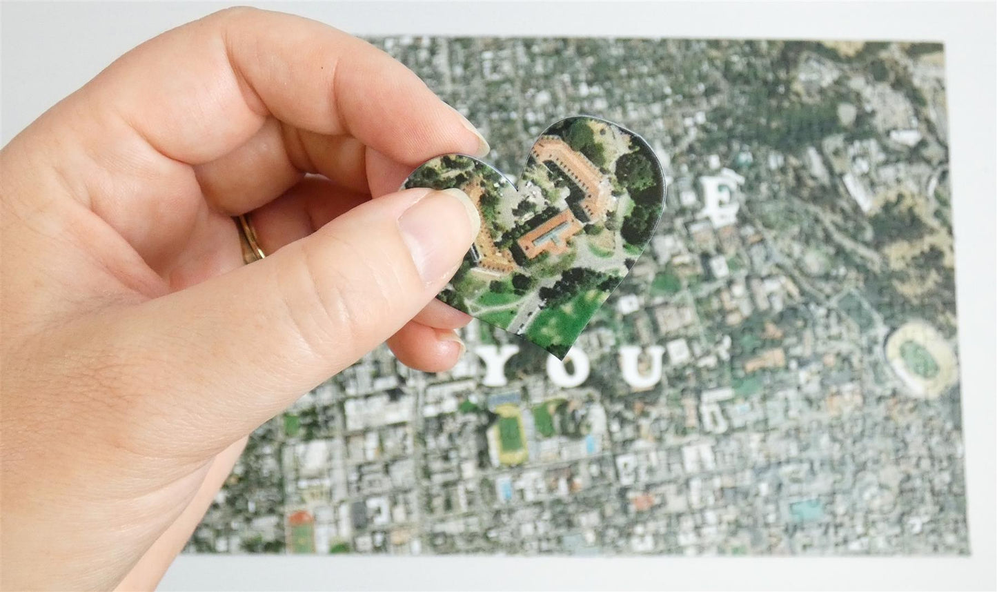 I Love You - Hometown US Map Puzzle