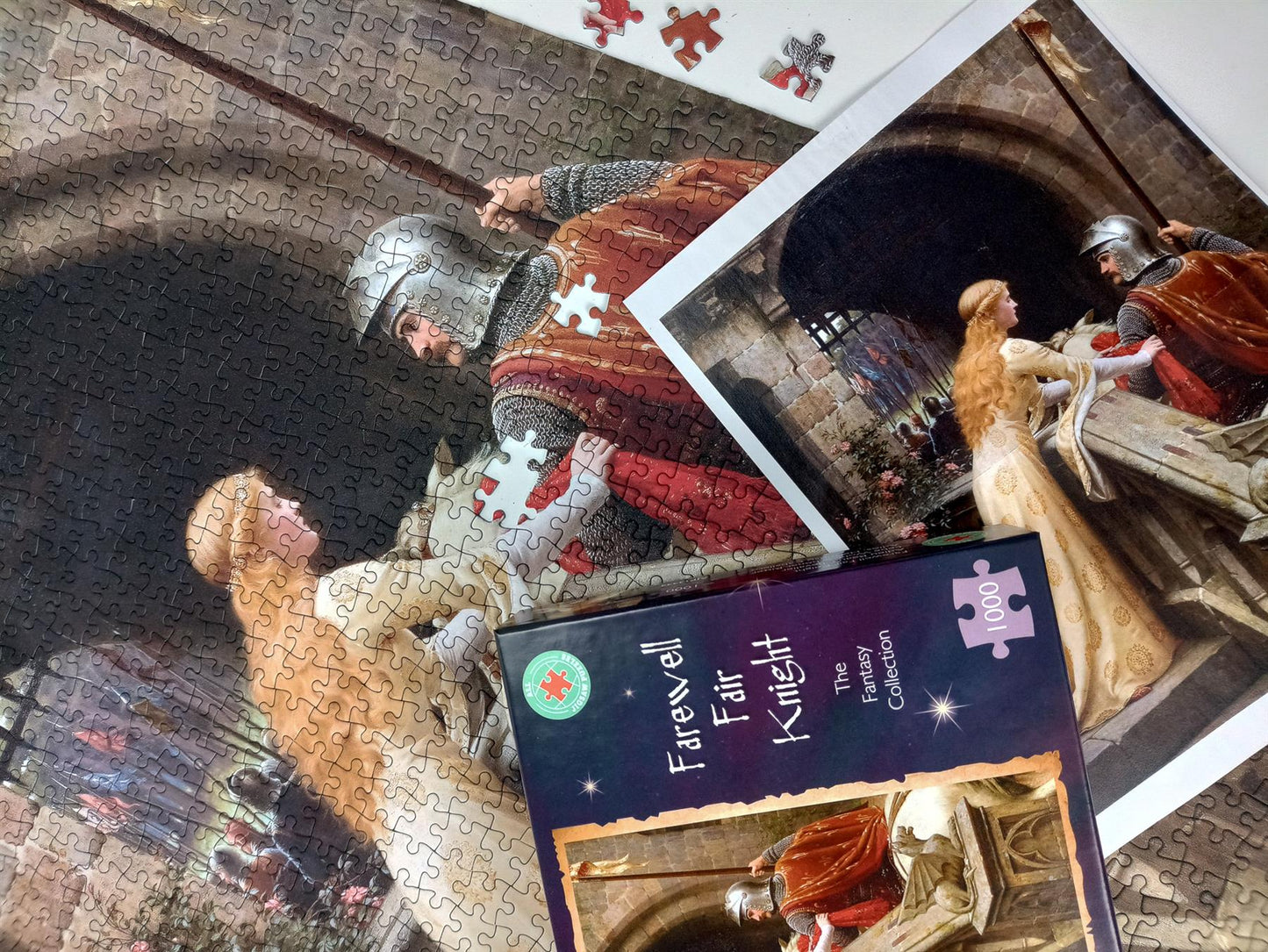 Farewell Fair Knight Fantasy 1000 Piece Jigsaw Puzzle