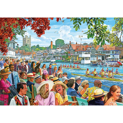 Rowing at Regatta  1000 Piece Jigsaw Puzzle