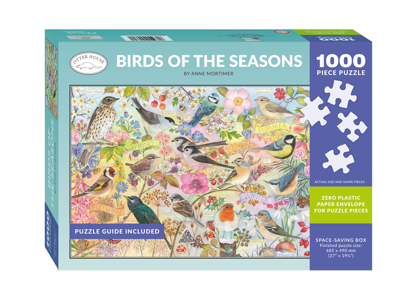 Birds of the Seasons 1000 Piece Jigsaw