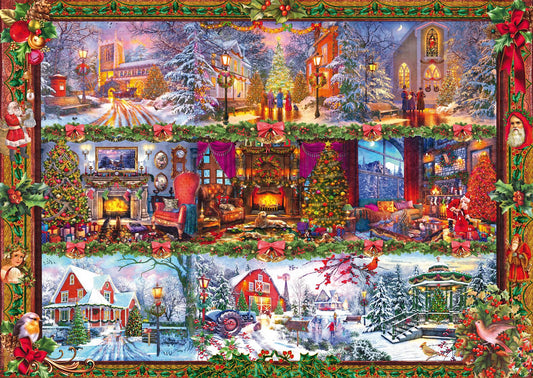 Merry Christmas Time 1000 Piece Jigsaw Puzzle