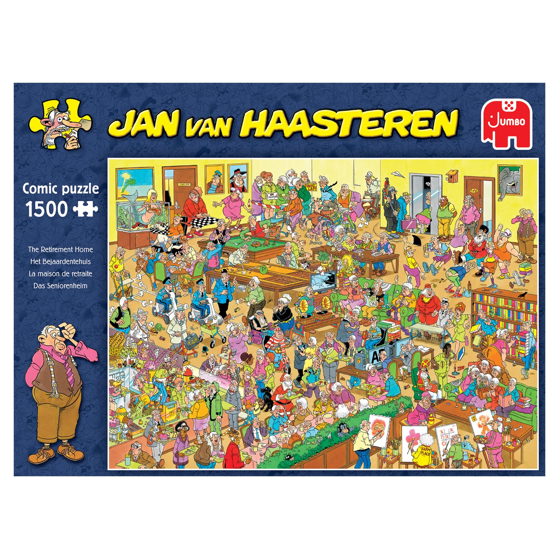 Jan Van Haasteren's The Retirement Home 1500 Piece Jigsaw Puzzle – All ...