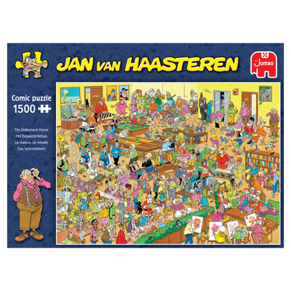 Jan Van Haasteren's The Retirement Home 1500 Piece Jigsaw Puzzle