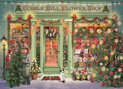 Christmas Flower Shop 1000 Piece Jigsaw Puzzle