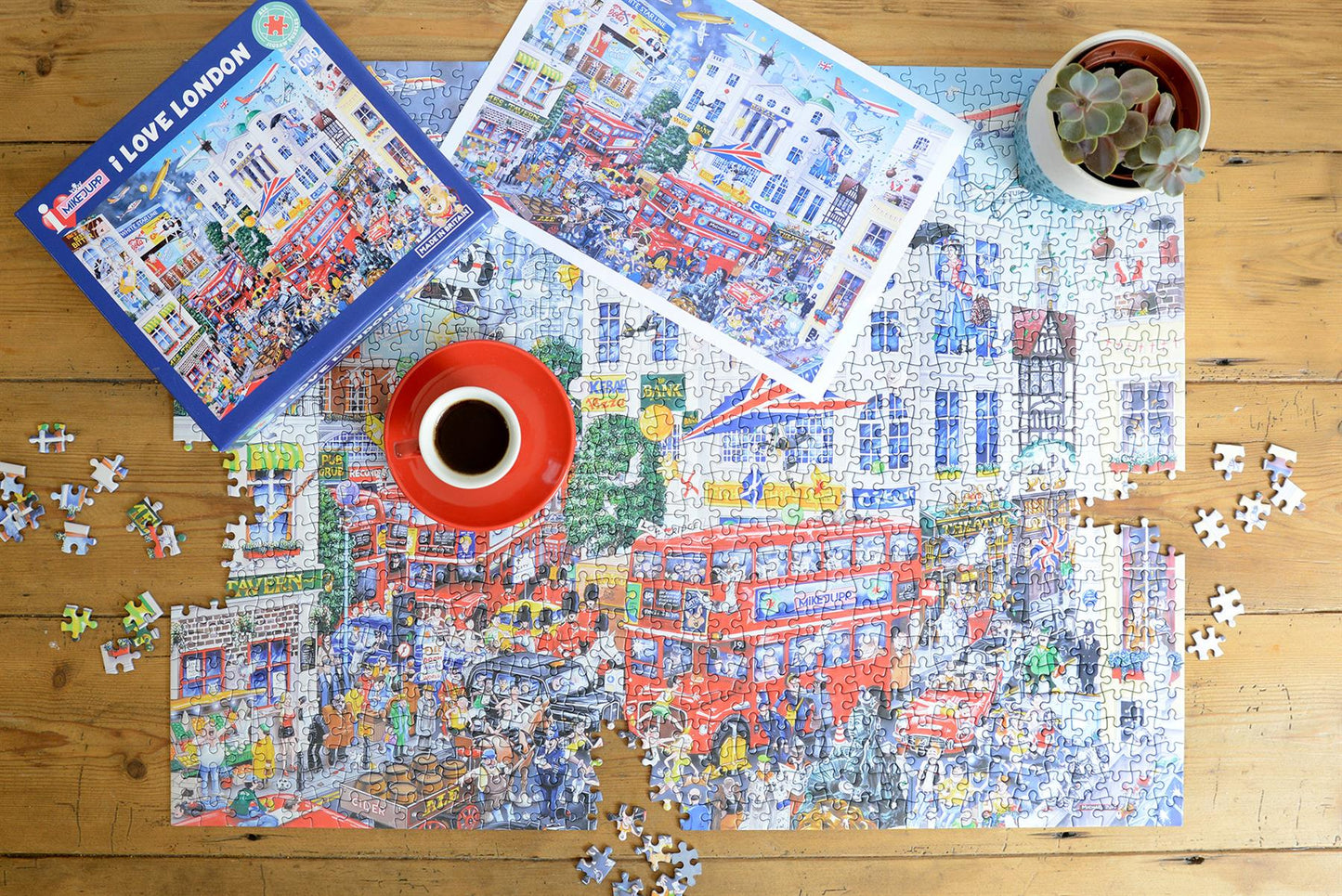 Mike Jupp I Love London 1000 Piece Jigsaw Puzzle