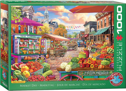 Market Day by Bigelow Illustrations 1000 Piece Jigsaw Puzzle