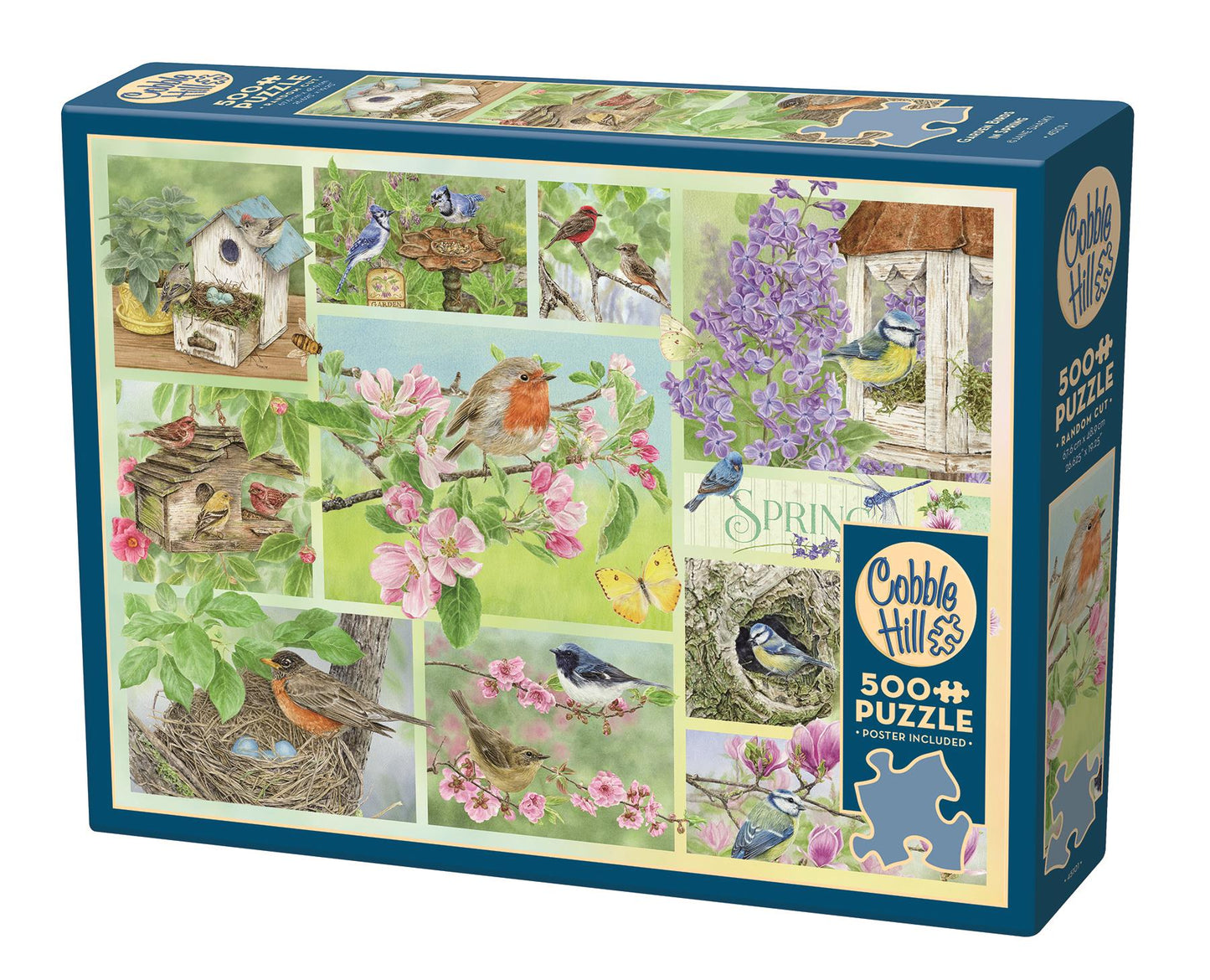 Garden Birds in Spring 500 Piece Jigsaw