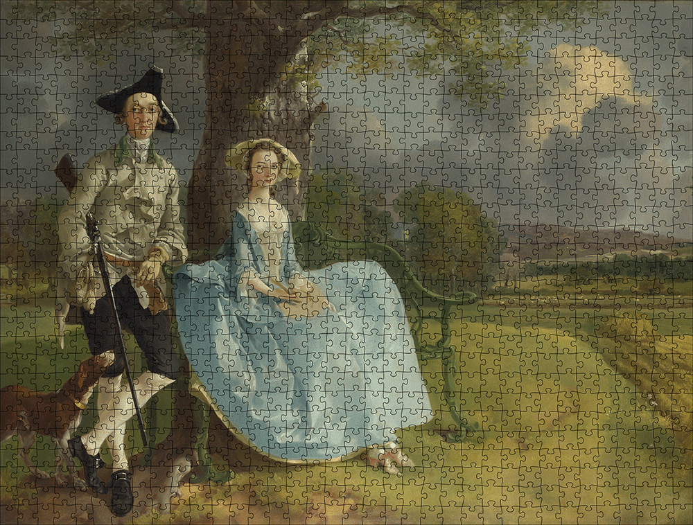 Mr and Mrs Andrews - National Gallery 1000 Piece Jigsaw Puzzle