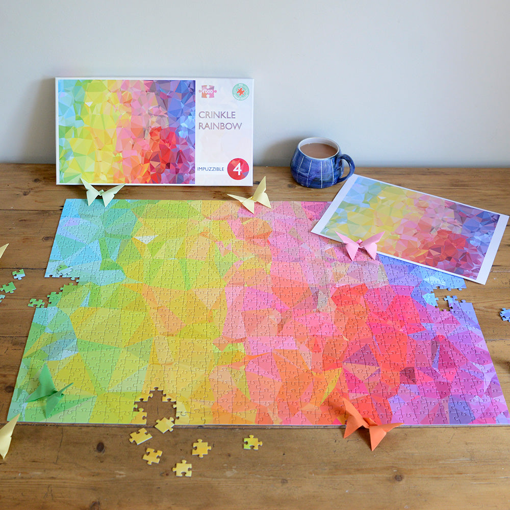 Crinkle Rainbow - Impuzzible No.4 - Impuzzible Jigsaw Puzzle