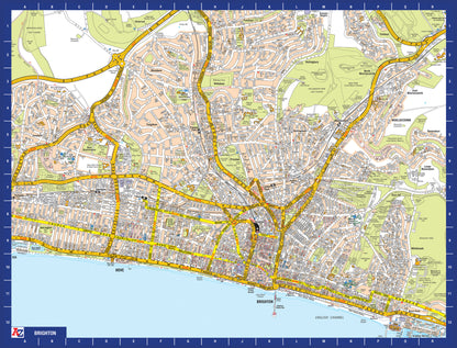 A to Z Map of  Brighton 1000 Piece Jigsaw